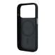 Guess Guess iPhone 18 Pro Max Back cover case - HC Magsafe Ring Stand 360 Grained PU Classic Logo - Black