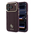 Guess iPhone 18 Pro Back cover case - HC Magsafe PU Stripe HS Peony 4G Logo - Burgundy Guess iPhone 18 Pro Back cover case - HC Magsafe PU Stripe HS Peony 4G Logo - Burgundy