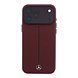 Mercedes-Benz Mercedes-Benz iPhone 18 Pro Max Back-Cover hul - HC Magsafe PU Leather Semi Wrap With Iconic Line - Burgundy Mercedes-Benz Mercedes-Benz iPhone 18 Pro Max Back-Cover hul - HC Magsafe PU Leather Semi Wrap With Iconic Line - Burgundy