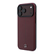 Mercedes-Benz Mercedes-Benz iPhone 18 Pro Max Back-Cover hul - HC Magsafe PU Leather Semi Wrap With Iconic Line - Burgundy Mercedes-Benz Mercedes-Benz iPhone 18 Pro Max Back-Cover hul - HC Magsafe PU Leather Semi Wrap With Iconic Line - Burgundy