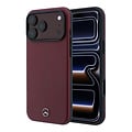 Mercedes-Benz Mercedes-Benz iPhone 18 Pro Max/iPhone 17 Pro Max Hartschalenhülle MagSafe PU-Kunstleder Teilbezug Ikonische Linie - Bordeaux