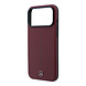 Mercedes-Benz Mercedes-Benz iPhone 18 Pro Max Back-Cover hul - HC Magsafe PU Leather Semi Wrap With Iconic Line - Burgundy Mercedes-Benz Mercedes-Benz iPhone 18 Pro Max Back-Cover hul - HC Magsafe PU Leather Semi Wrap With Iconic Line - Burgundy