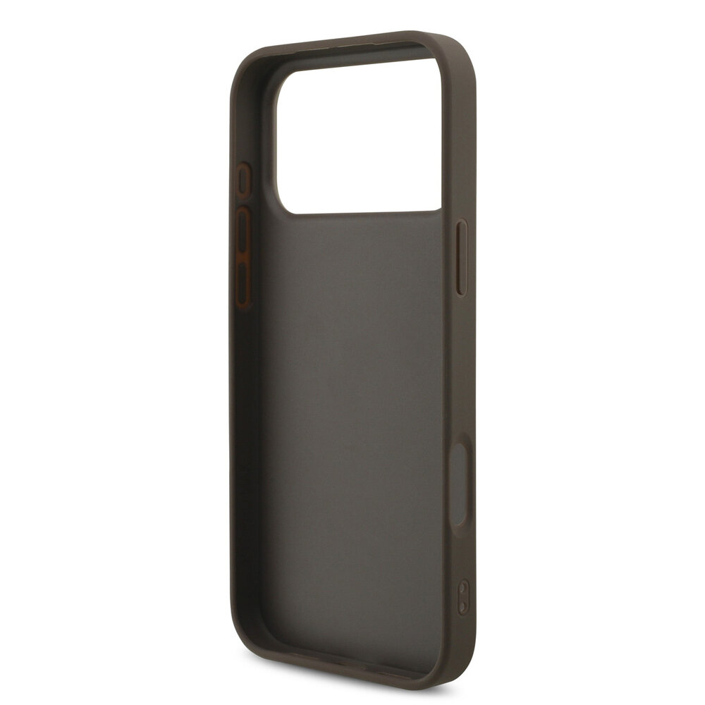 Guess Guess iPhone 18 Pro Max Back-Cover hul - HC 4G PU Big Logo - Braun