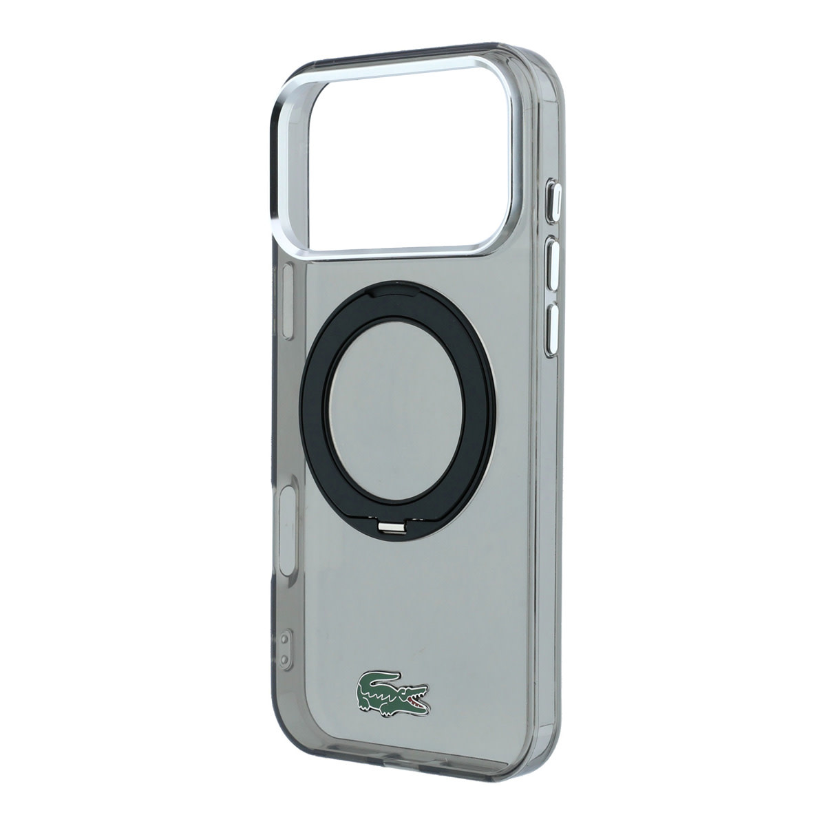 Lacoste Lacoste iPhone 18 Pro Max Backcover hoesje - HC Magsafe IML Glossy Finish With Ring Stand - Zwart, foto 6 van 6