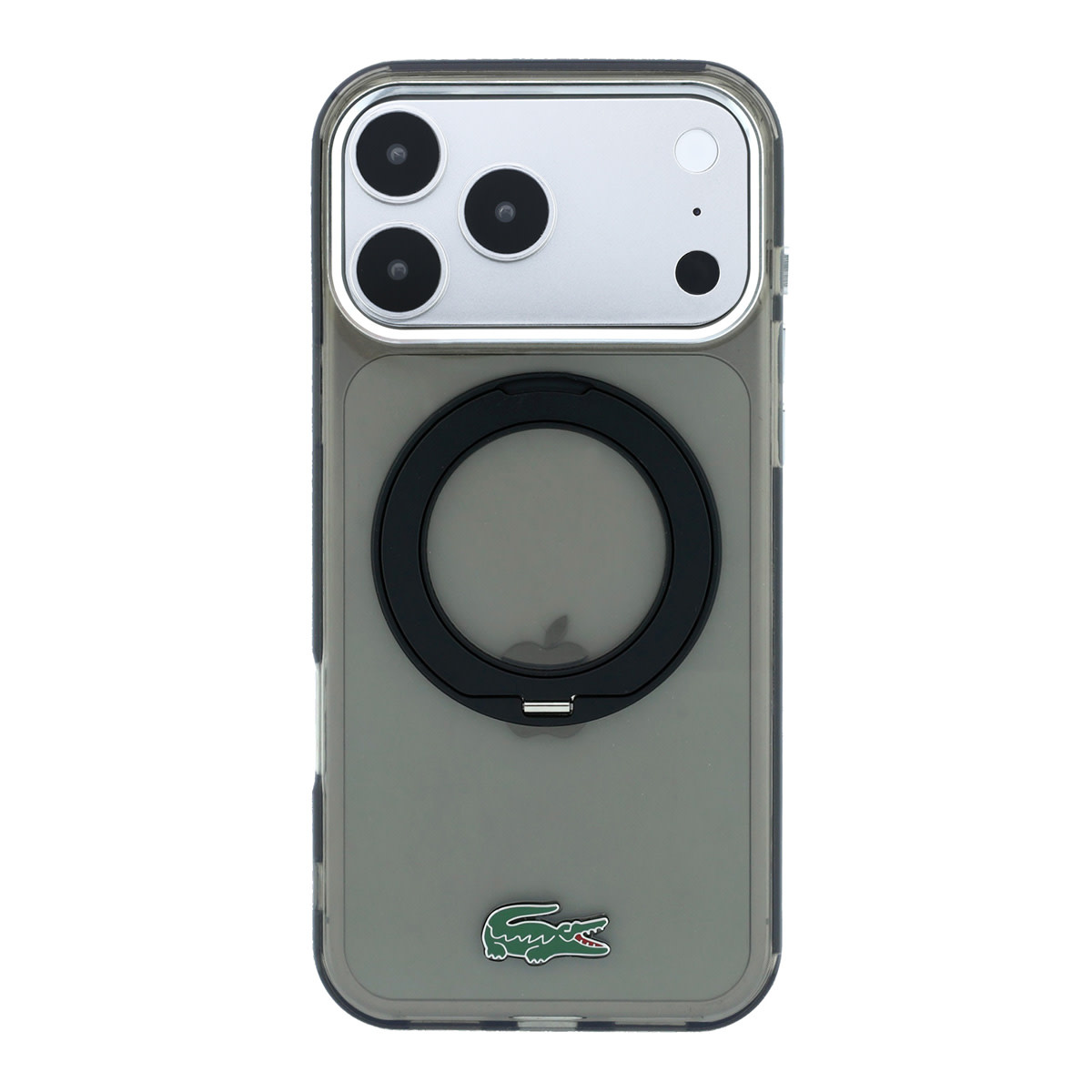 Lacoste Lacoste iPhone 18 Pro Max Backcover hoesje - HC Magsafe IML Glossy Finish With Ring Stand - Zwart, foto 3 van 6