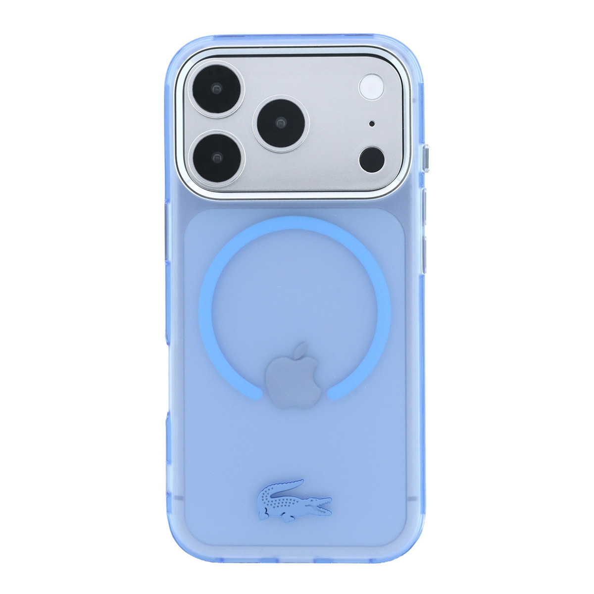 Lacoste Lacoste iPhone 18 Pro Backcover hoesje - HC Magsafe IML Frosted - Blauw, foto 3 van 6