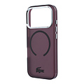 Lacoste Lacoste iPhone 18 Pro/iPhone 17 Pro Hartschalenhülle MagSafe IML Matte Oberfläche - Bordeaux