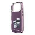 Karl Lagerfeld Karl Lagerfeld iPhone 18 Pro/iPhone 17 Pro Hartschalenhülle MagSafe IML KC Bodies Skizzenmotiv - Bordeaux