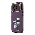 Karl Lagerfeld Karl Lagerfeld iPhone 18 Pro/iPhone 17 Pro Hartschalenhülle MagSafe IML KC Bodies Skizzenmotiv - Bordeaux