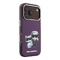 Karl Lagerfeld Karl Lagerfeld iPhone 18 Pro/iPhone 17 Pro Hartschalenhülle MagSafe IML KC Bodies Skizzenmotiv - Bordeaux