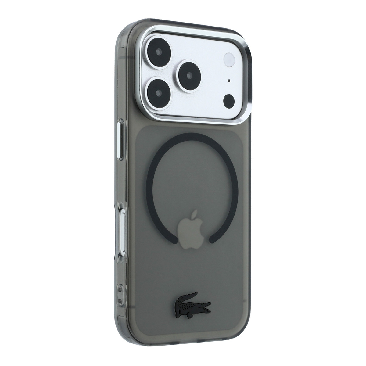 Lacoste Lacoste iPhone 18 Pro Backcover hoesje - HC Magsafe IML Frosted - Zwart, foto 4 van 6