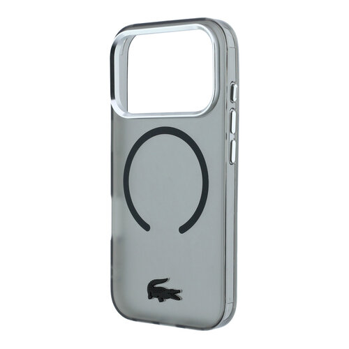 Lacoste Lacoste iPhone 18 Pro/iPhone 17 Pro Hartschalenhülle MagSafe IML Matte Oberfläche - Schwarz