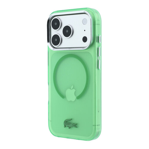 Lacoste Lacoste iPhone 18 Pro/iPhone 17 Pro Hartschalenhülle MagSafe IML Matte Oberfläche Estragon - Grün