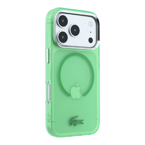 Lacoste Lacoste iPhone 18 Pro/iPhone 17 Pro Hartschalenhülle MagSafe IML Matte Oberfläche Estragon - Grün