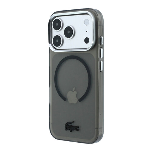 Lacoste Lacoste iPhone 18 Pro/iPhone 17 Pro Hartschalenhülle MagSafe IML Matte Oberfläche - Schwarz