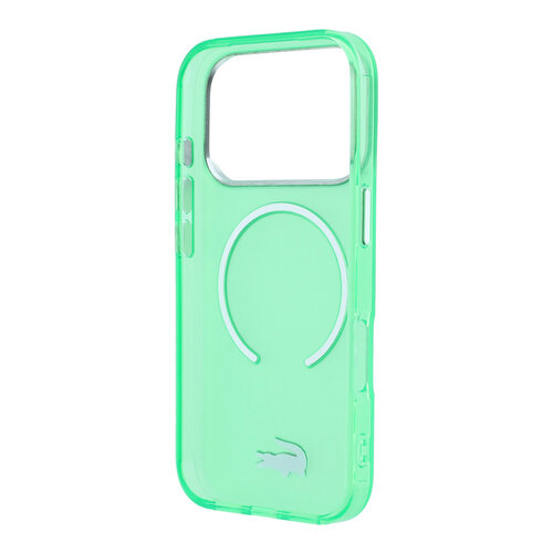 Lacoste Lacoste iPhone 18 Pro/iPhone 17 Pro Hartschalenhülle MagSafe IML Matte Oberfläche Estragon - Grün