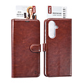 TUNIQ TUNIQ Galaxy A27 Back cover coque - Book type case - Marron