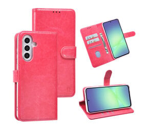 TUNIQ TUNIQ Galaxy A27 Back cover case - Book type case - Hot Pink TUNIQ TUNIQ Galaxy A27 Back cover case - Book type case - Hot Pink