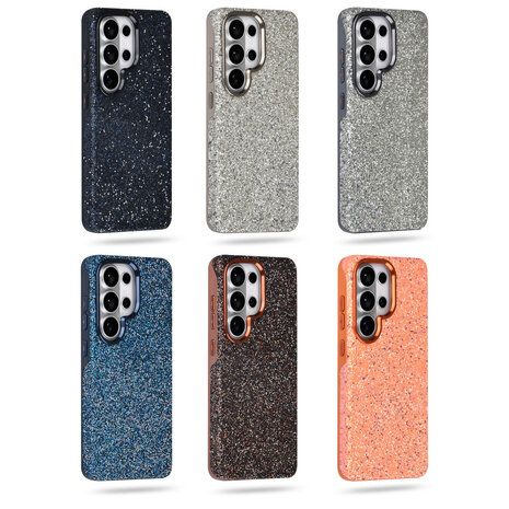 TUNIQ TUNIQ Galaxy S26 Ultra Back cover case - Glitter Magsafe TPU+PC - Brown TUNIQ TUNIQ Galaxy S26 Ultra Back cover case - Glitter Magsafe TPU+PC - Brown