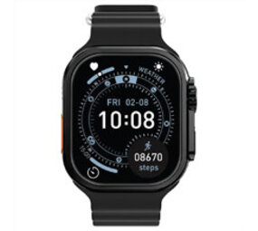 Green Lion Green Lion ULTRA LITE Smartwatch - 2.01 Zoll TFT IPS-Display - Schwarz