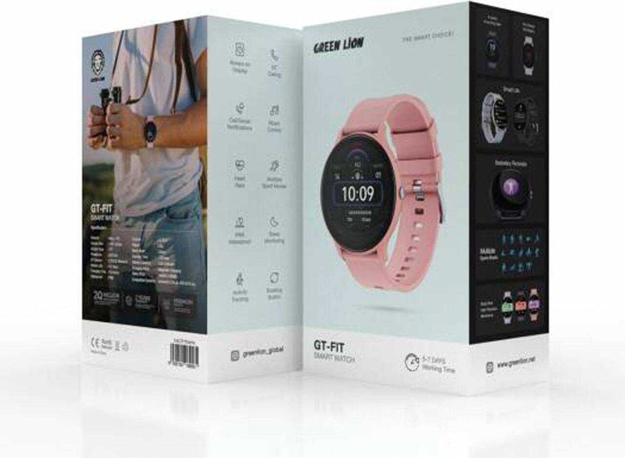 Green Lion Green Lion GT-FIT Smartwatch - Rosa