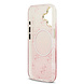 Guess Guess iPhone 17 Back cover case - 4G Patterned Glitter Silicone Cover - Pink