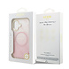 Guess Guess iPhone 17 Back cover case - 4G Patterned Glitter Silicone Cover - Pink