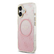 Guess Guess iPhone 17 Back cover case - 4G Patterned Glitter Silicone Cover - Pink