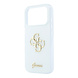 Guess Guess iPhone 18 Pro Hoesje - IML - 4G - harde behuizing - metalen scriptlogo - Wit Guess Guess iPhone 18 Pro Hoesje - IML - 4G - harde behuizing - metalen scriptlogo - Wit