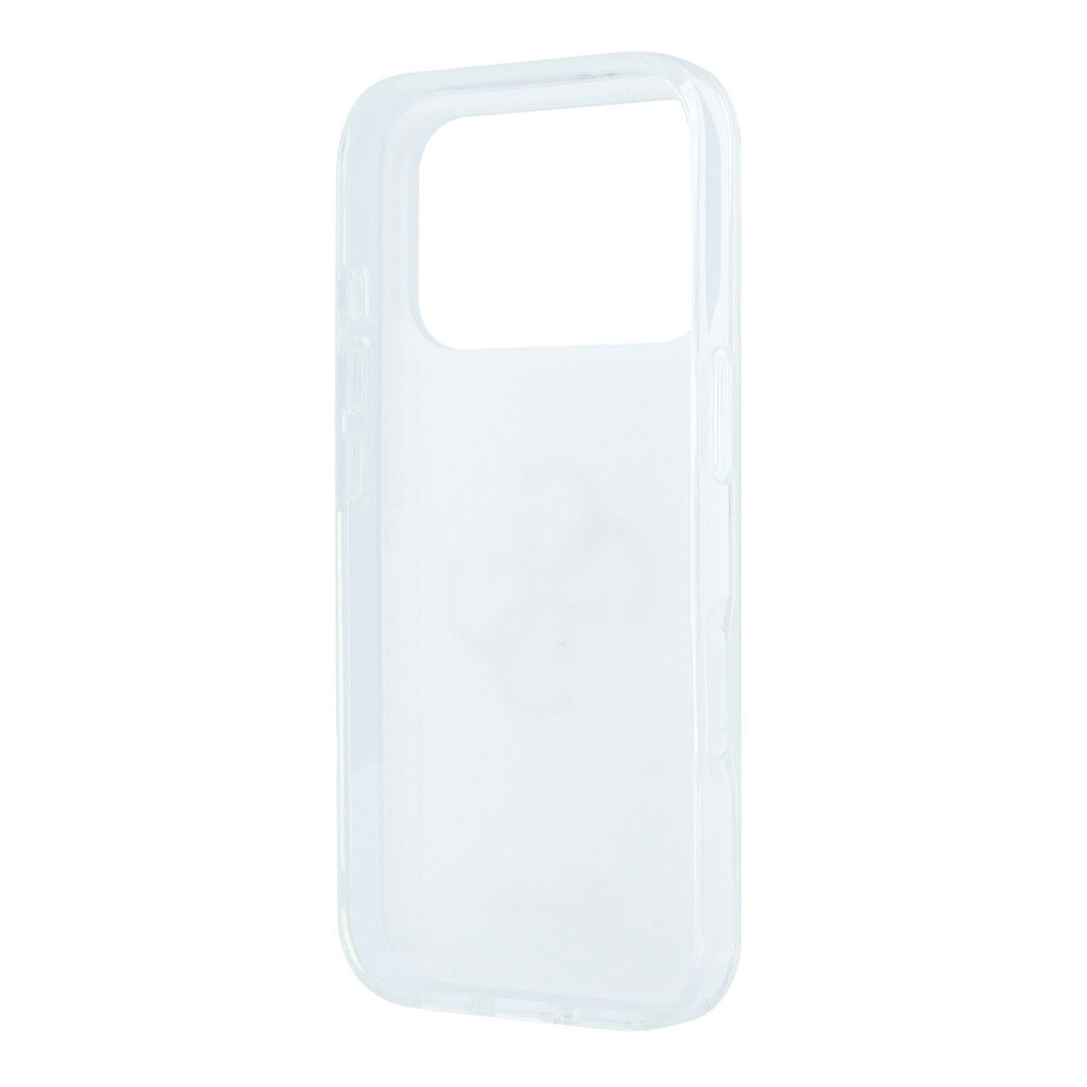 Guess Guess iPhone 18 Pro Hoesje - IML - 4G - harde behuizing - metalen scriptlogo - Wit Guess Guess iPhone 18 Pro Hoesje - IML - 4G - harde behuizing - metalen scriptlogo - Wit