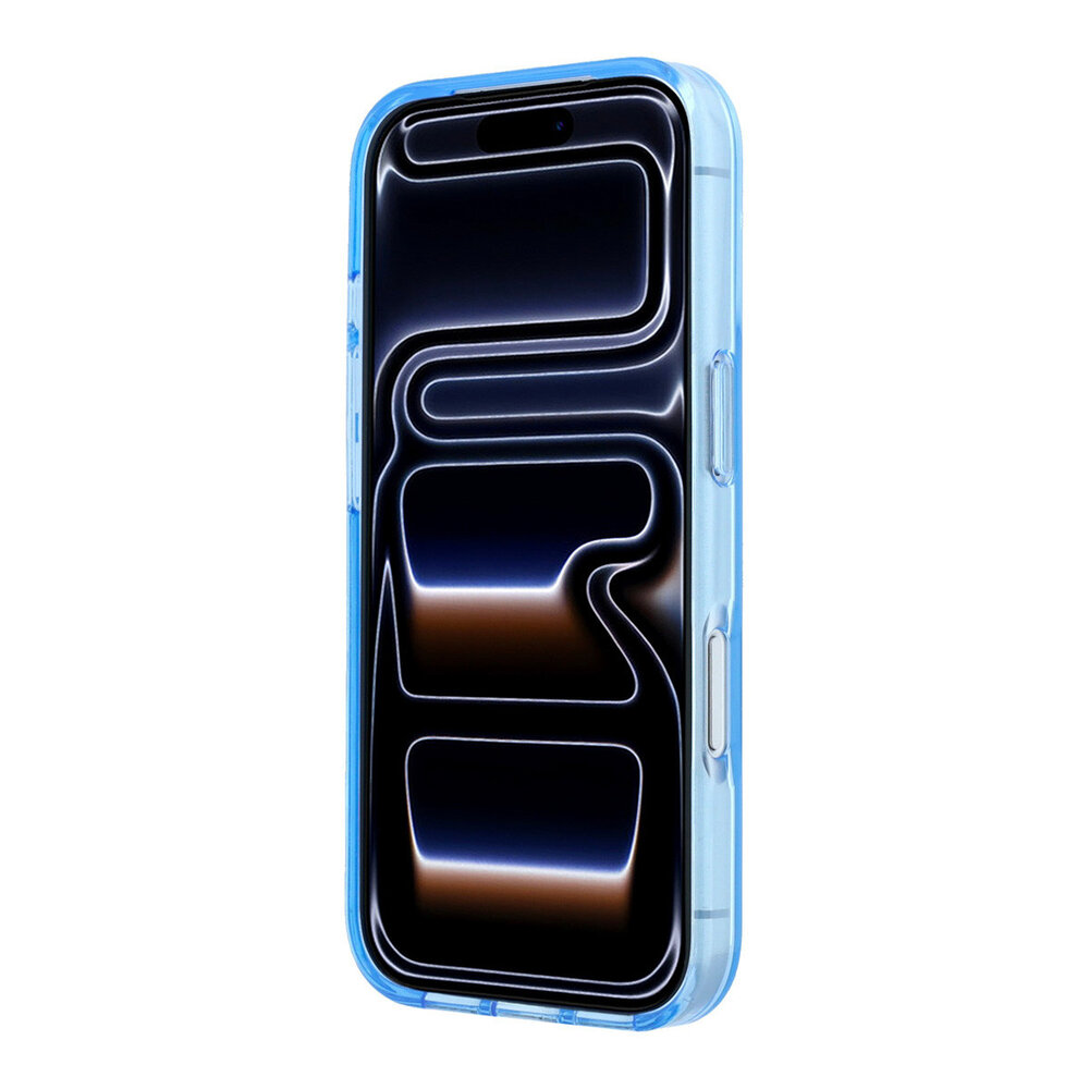Guess Guess iPhone 18 Pro Hoesje - IML - 4G - harde behuizing - metalen scriptlogo - Lichtblauw Guess Guess iPhone 18 Pro Hoesje - IML - 4G - harde behuizing - metalen scriptlogo - Lichtblauw