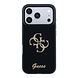Guess Guess iPhone 18 Pro Max Hülle - IML - 4G - Hartschale - Metalllogo in Schreibschrift - Schwarz