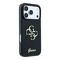 Guess Guess iPhone 18 Pro Max/iPhone 17 Pro Max Hartschalenhülle IML 4G Metall-Schriftlogo - Schwarz