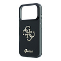 Guess Guess iPhone 18 Pro Max/iPhone 17 Pro Max Hartschalenhülle IML 4G Metall-Schriftlogo - Schwarz