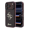 Guess Guess iPhone 18 Pro Max/iPhone 17 Pro Max Hartschalenhülle IML 4G Metall-Schriftlogo - Bordeaux