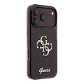 Guess Guess iPhone 18 Pro Max/iPhone 17 Pro Max Hartschalenhülle IML 4G Metall-Schriftlogo - Bordeaux