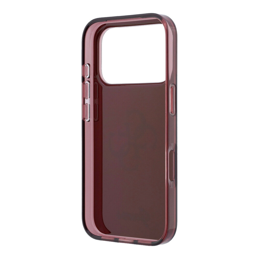 Guess Guess iPhone 18 Pro Max Hülle IML - 4G - Hartschale - Metalllogo in Schreibschrift Burgunderrot