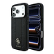 Guess Guess iPhone 18 Pro Hoesje - MagSafe - PU - streeppatroon - harde behuizing - Peony 4G-logo - Zwart Guess Guess iPhone 18 Pro Hoesje - MagSafe - PU - streeppatroon - harde behuizing - Peony 4G-logo - Zwart