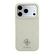 Guess Guess iPhone 18 Pro Max Hoesje - MagSafe - PU - streeppatroon - harde behuizing - Peony 4G-logo - Beige Guess Guess iPhone 18 Pro Max Hoesje - MagSafe - PU - streeppatroon - harde behuizing - Peony 4G-logo - Beige