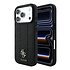 Guess iPhone 18 Pro Max Hoesje - MagSafe - PU - streeppatroon - harde behuizing - Peony 4G-logo - Zwart Guess iPhone 18 Pro Max Hoesje - MagSafe - PU - streeppatroon - harde behuizing - Peony 4G-logo - Zwart