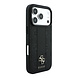 Guess Guess iPhone 18 Pro Max Hoesje - MagSafe - PU - streeppatroon - harde behuizing - Peony 4G-logo - Zwart Guess Guess iPhone 18 Pro Max Hoesje - MagSafe - PU - streeppatroon - harde behuizing - Peony 4G-logo - Zwart