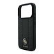 Guess Guess iPhone 18 Pro Max Hoesje - MagSafe - PU - streeppatroon - harde behuizing - Peony 4G-logo - Zwart Guess Guess iPhone 18 Pro Max Hoesje - MagSafe - PU - streeppatroon - harde behuizing - Peony 4G-logo - Zwart