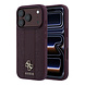 Guess Guess iPhone 18 Pro Max Hoesje - MagSafe - PU - streeppatroon - harde behuizing - Peony 4G-logo - Bordeauxrood Guess Guess iPhone 18 Pro Max Hoesje - MagSafe - PU - streeppatroon - harde behuizing - Peony 4G-logo - Bordeauxrood