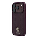 Guess Guess iPhone 18 Pro Max Hülle - MagSafe - PU - Streifenmuster - Hartschale - Peony 4G-Logo - Burgunderrot Guess Guess iPhone 18 Pro Max Hülle - MagSafe - PU - Streifenmuster - Hartschale - Peony 4G-Logo - Burgunderrot