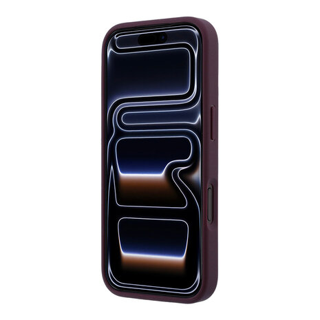 Guess Guess iPhone 18 Pro Max Hoesje - MagSafe - PU - streeppatroon - harde behuizing - Peony 4G-logo - Bordeauxrood Guess Guess iPhone 18 Pro Max Hoesje - MagSafe - PU - streeppatroon - harde behuizing - Peony 4G-logo - Bordeauxrood