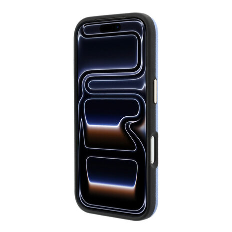Karl Lagerfeld Karl iPhone 18 Pro Max Hülle Hartschale - MagSafe - SW - genarbtes PU - Signaturlogo aus Kunstharz Hellblau Karl Lagerfeld Karl iPhone 18 Pro Max Hülle Hartschale - MagSafe - SW - genarbtes PU - Signaturlogo aus Kunstharz Hellblau