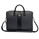 Guess Guess Laptop bag 4G - PU - round 4G logo - classic logo - stripe pattern - 16 inch Black Guess Guess Laptop bag 4G - PU - round 4G logo - classic logo - stripe pattern - 16 inch Black