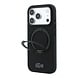 Lacoste Lacoste iPhone 18 Pro Max Hoesje harde behuizing - MagSafe - PVC - Petit Pique - ringstandaard Zwart