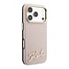 Karl Lagerfeld Karl iPhone 18 Pro Max Hoesje harde behuizing - MagSafe - SW - generfd PU - signatuurlogo van hars Roze Karl Lagerfeld Karl iPhone 18 Pro Max Hoesje harde behuizing - MagSafe - SW - generfd PU - signatuurlogo van hars Roze