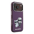 Karl Lagerfeld Karl Lagerfeld iPhone 18 Pro Max/iPhone 17 Pro Max Hartschalenhülle MagSafe IML KC Bodies Skizzenmotiv - Bordeaux